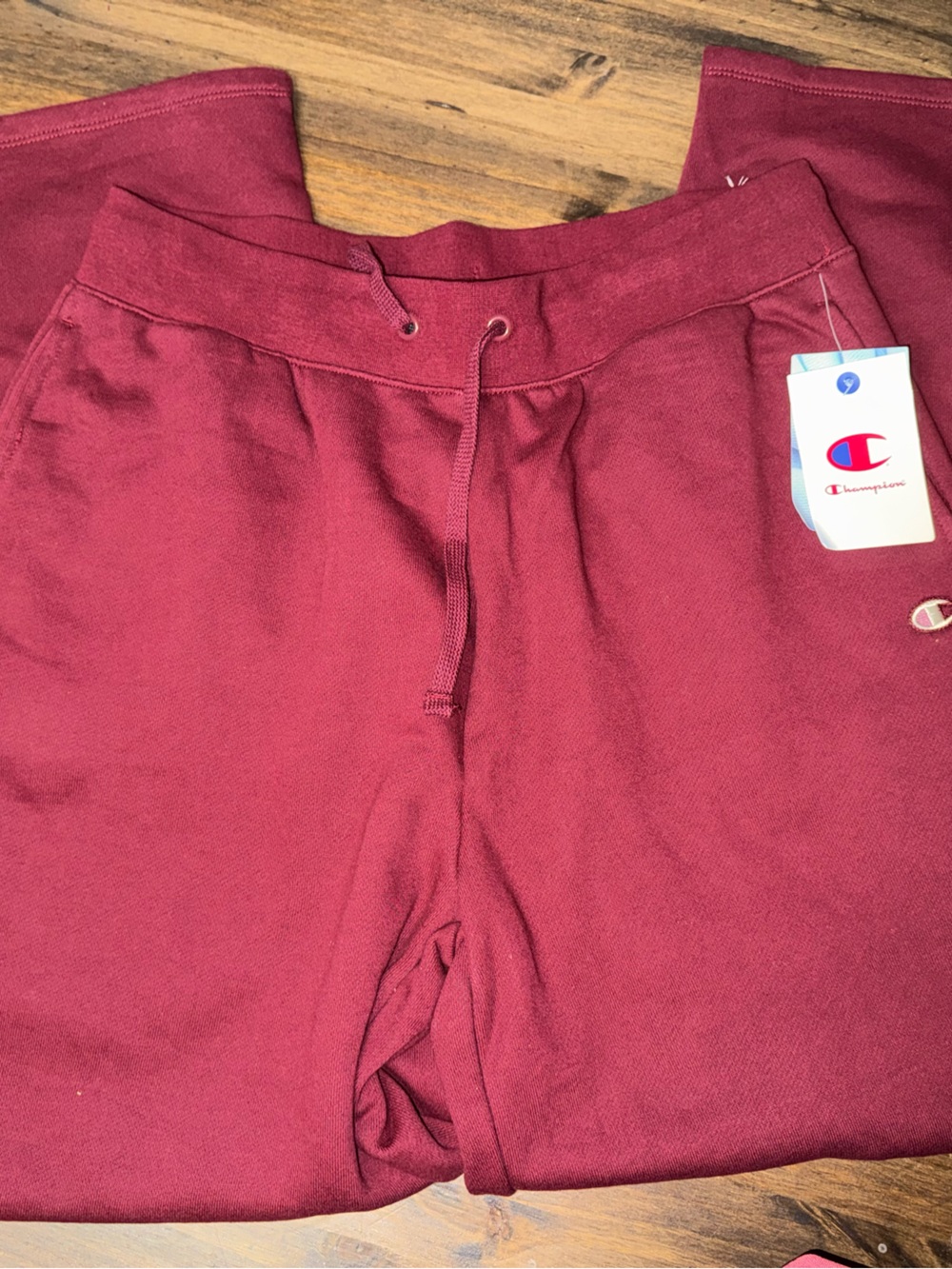Champion Women's Burgundy Drawstring sweatpants